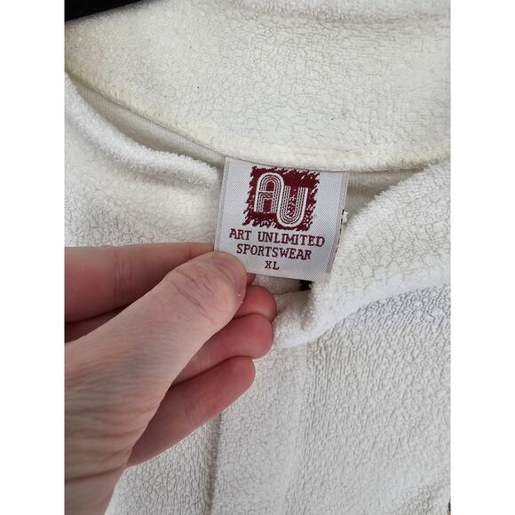 Art Unlimited Sportwear Women's Fleece Button Down Hummingbird Cardigan Size XL - Picture 3 of 4